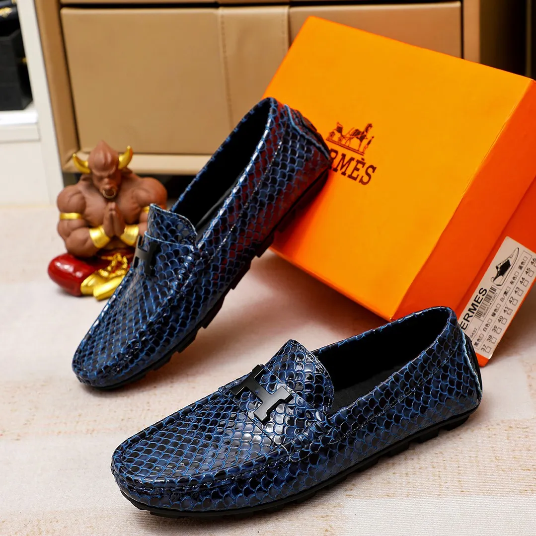 Men's shoes 💰360 🕷🕷【HERMES】The same style as Hermès counters🇨🇳Classic slip-on shoes 1:1 mold opening💯Original quality🍓Using imported first-layer cowhide🍅Pigskin lining🌶🌶Super high-end men's leather shoes🇨🇳Solid and stable Very special🍇 Color, optional! Code number 38-44……